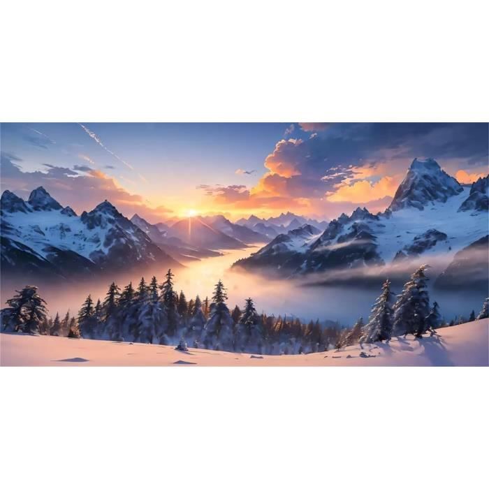 Peinture Diamant Carrée Paysage Ponts 40X50Cm Square Diamond Painting