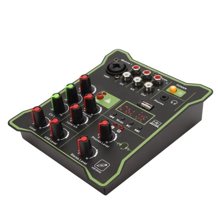EJ.life table de mixage de ligne 5 canaux Table de Mixage Audio Professionnelle, Table de Mixage, Table de son videoprojecteur - Cdiscount TV Son Photo EJ.life table de mixage de ligne 5 canaux Table de Mixage Audio Professionnelle, Table de Mixage, Table de son videoprojecteur - Cdiscount TV Son Photo