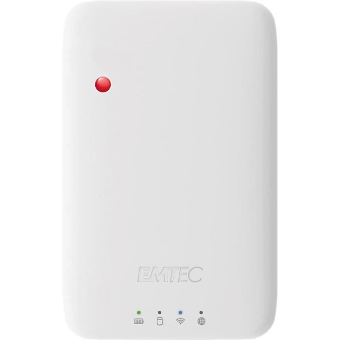 EMTEC Disque Dur Externe 2,5 Wifi 1To P600 - Cdiscount Informatique