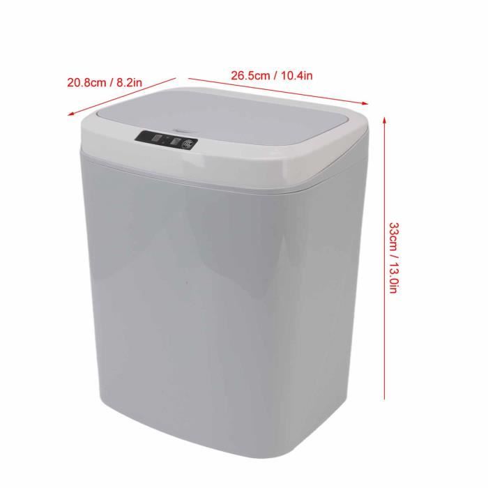 Poubelle De Type Presse Pour La Maison Avec Couvercle, Salon, Salle De Bain, Cuisine, Chambre à Coucher, Grand Panier à Papier, Seau De Rangement Pour