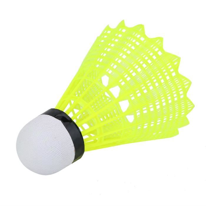 Balles de badminton Zerodis, plume de volant de badminton + liège composé  pour l'entraînement sportif pour enfants adultes pour un jeu décontracté 