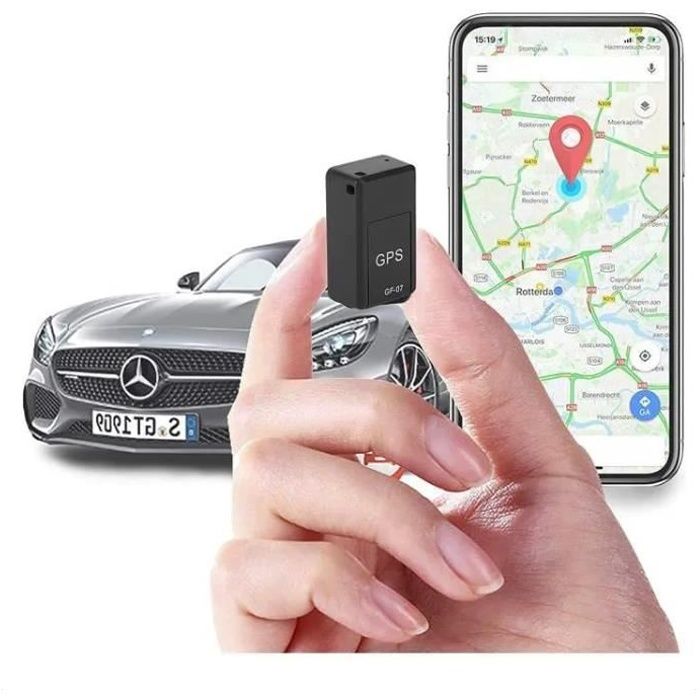 Traceur GPS de Voiture Mini Localisateur GPS 4G avec Aimant Puissant pour Véhicules Auto Moto