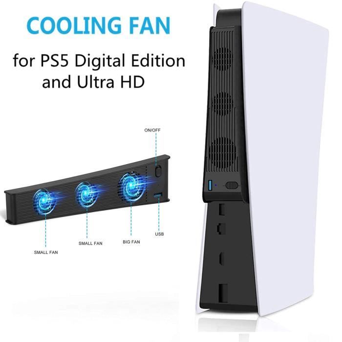 PS5 Ventilateur de refroidissement, PS5 Cooler Heat Exhauster