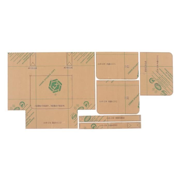 DRERIO Lot De 3 Gabarits De Atelassage En Acrylique Pour Atelassage à