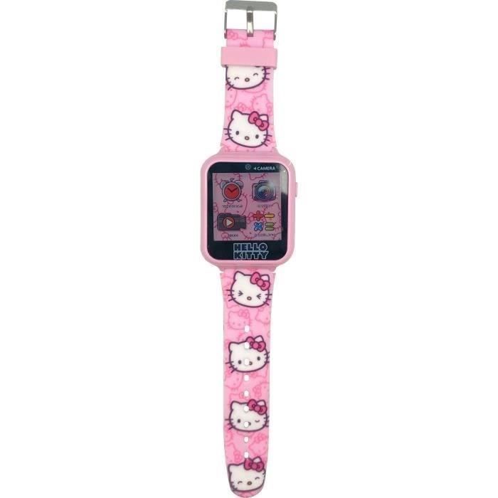 Montre intelligente Hello Kitty - Indique heure date alarme podometre chronometre 5 jeux - Caméra incluse - Chargeur inclus
