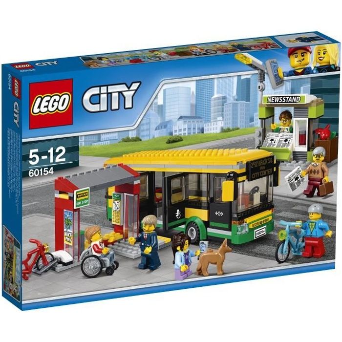 LEGO® City 60154 La Gare routière - Cdiscount Jeux - Jouets