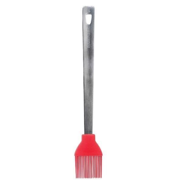 Pinceau+pâtisserie+-+MASTRAD+-+26cm+-+Manche+inox+-+Rouge