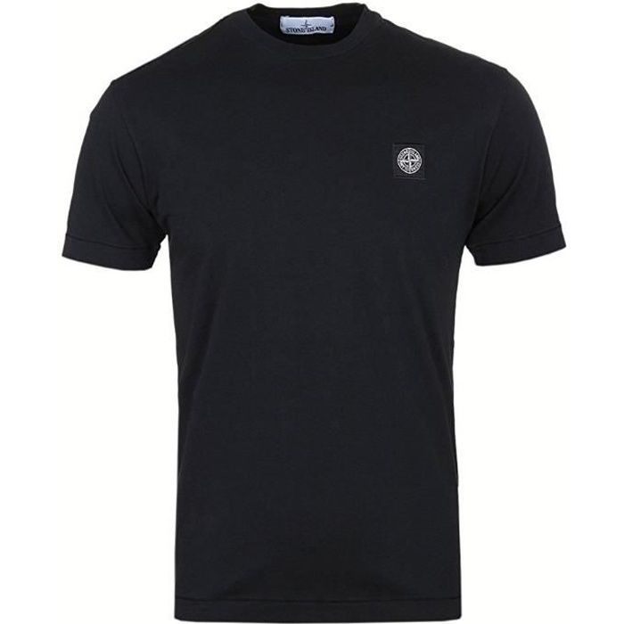T-shirt Homme River Island Noir, Col Rond, Taille S - Coton Doux Et Confortable