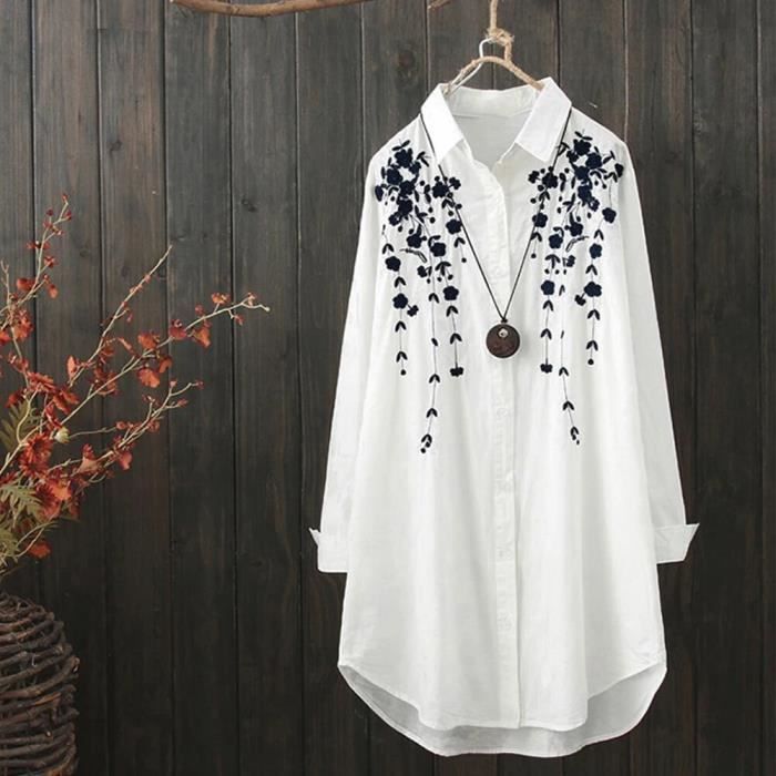 Chemisier long grande taille clearance