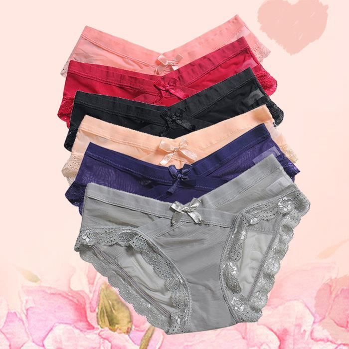 Culotte en dentelle Thongs Slips Sous-vêtements sans couture