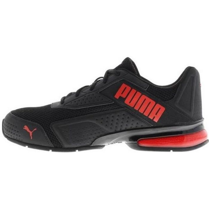 Baskets Homme Puma Noire et Rouge Noir Cdiscount Chaussures