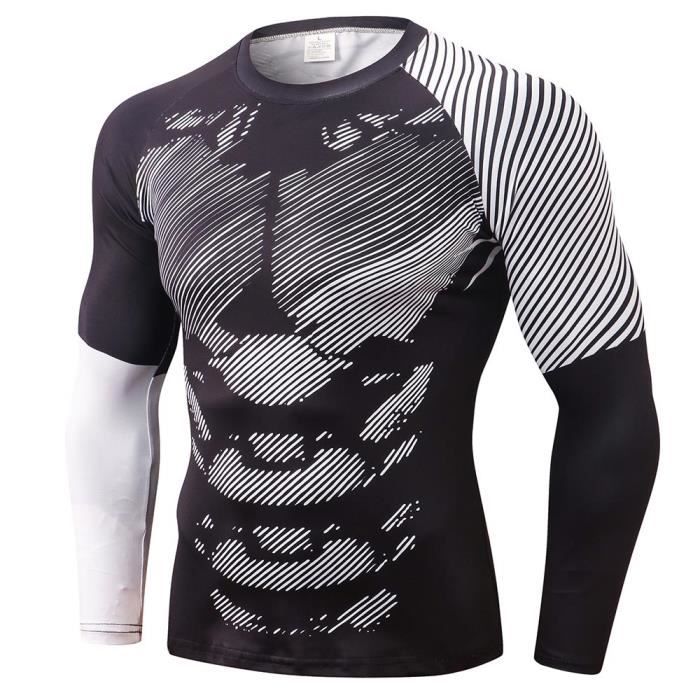 t shirt manche longue sport homme