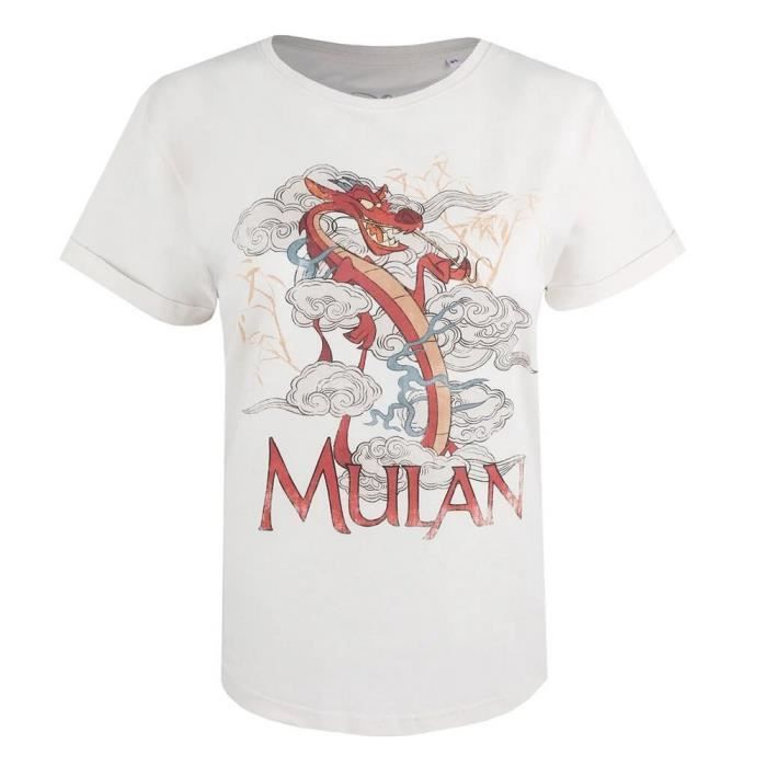 T shirt mulan femme sales