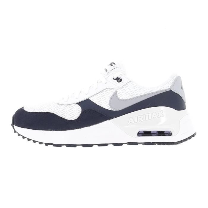 chaussures mode ville - nike - air max systm (gs) - blanc - enfant - garçon