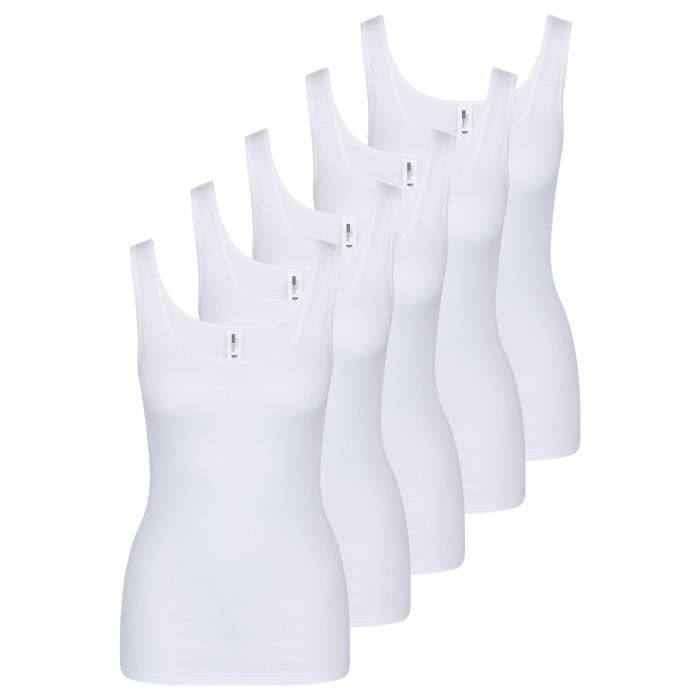 Athéna Men's Promotion Debardeur Coton Bio Trunks (Pack Of 4), White