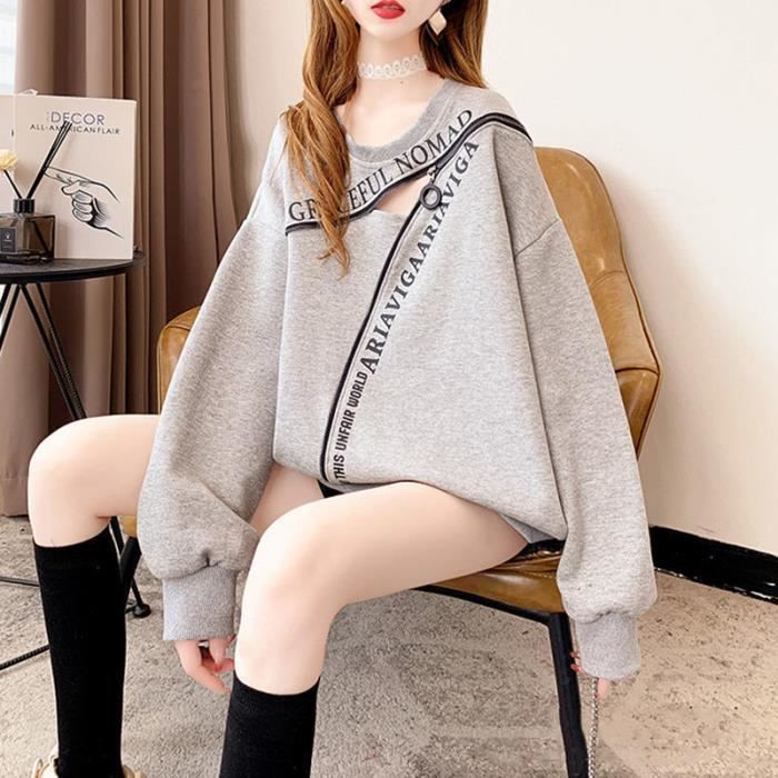 Sweat à Capuche Femme Gap Taille M - Rose Coton - Pull Confortable