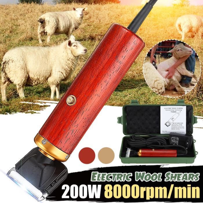 Meilleurs prix pour NEUFU 200W Tondeuse à Moutons Électrique - Ciseaux Electrique Cisaillement Moutons Alpaga EU PRISE