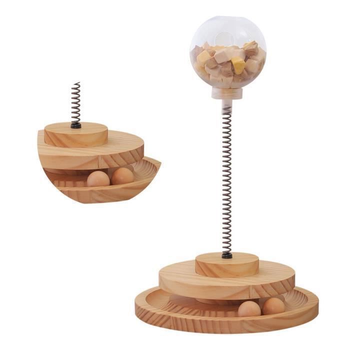 Comparer les prix de OMABETA Jouet Distributeur Friandises Chat Boule Alimentaire Interactif