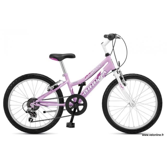Vtt Fille Btt 20 Pouces Couleur Rose Vitesses 6 Vitesses Prix Pas Cher Cdiscount