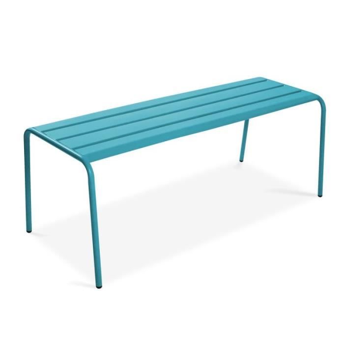 banc de jardin en metal traite anti uv style industriel cdiscount jardin