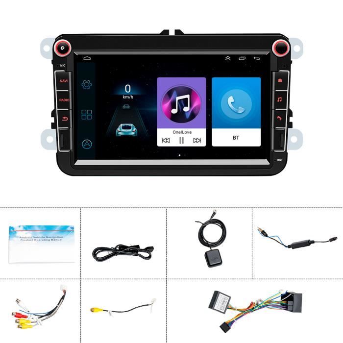 An oid Autoradio GPS pour VW Passat Golf Skoda Touran 7'' Écran Tactile  Audio de Voiture Bluetooth WiFi FM Lien Miroir Auto Na[961] - Cdiscount Auto