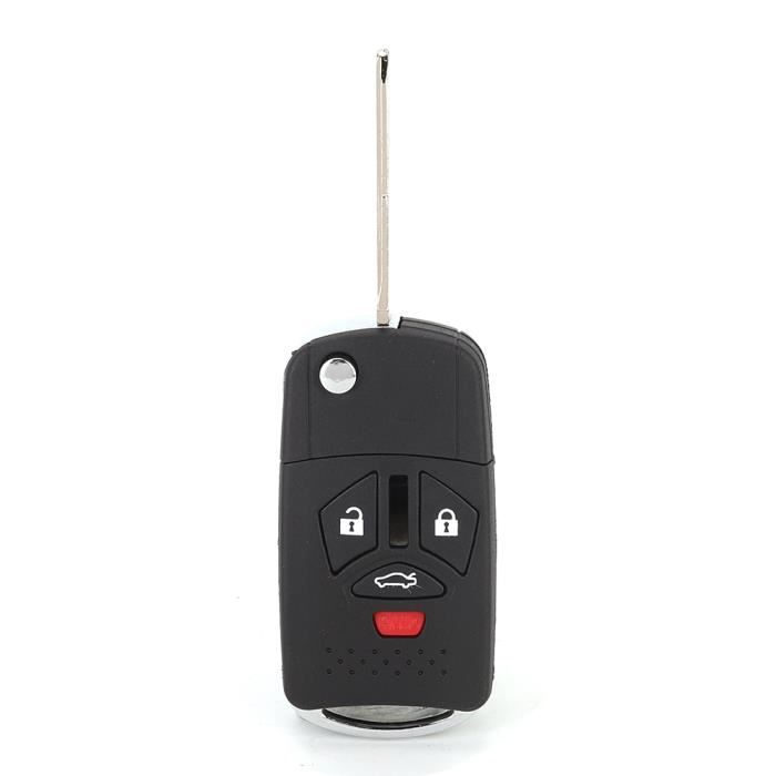 Coque De Clé Mercedes-Benz CLS - Noire, Complète Avec Boutons, Neuf, Pour Remplacement