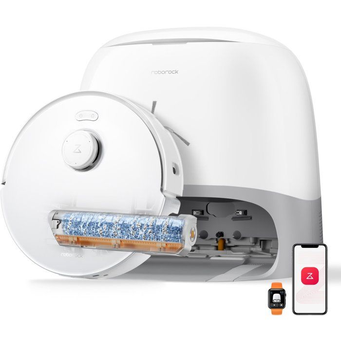 Aspirateur Robot et Laveur Roborock Qrevo Curv 2 FlowX – 20 000 Pa, Vidage Automatique