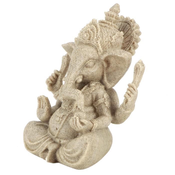 CRAFTSTRIBE 7 Statue De Ganesh Éléphant Hindou Dieu Du Succès Poudre De