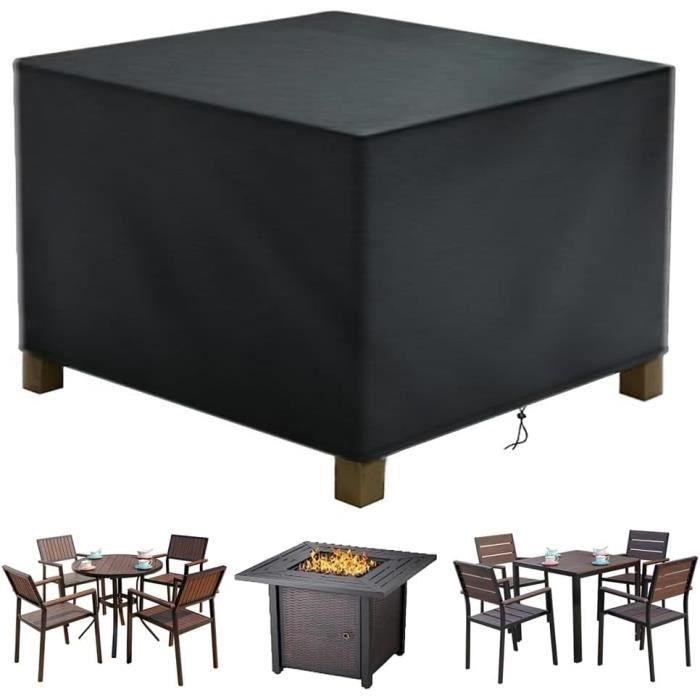 MEEYI Housse De Protection Salon De Jardin 80x80x80cm Bâche De Table