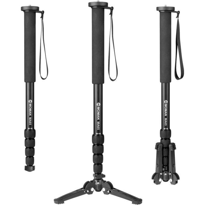 Trépied Rétro En Aluminium Bolex Paillard Pour Appareil Photo - 160cm Max, Tête Panoramique