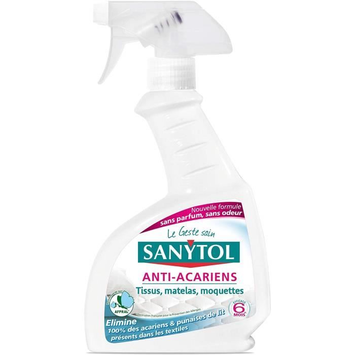 Meilleurs prix pour Sanytol Désinfectant Anti-Acariens - 300 ml - Lot de 4