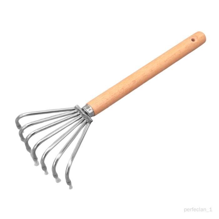Râteau éclaircissant Smart Manes Par Smart Grooming - Modèle FINE, Manche En Bois