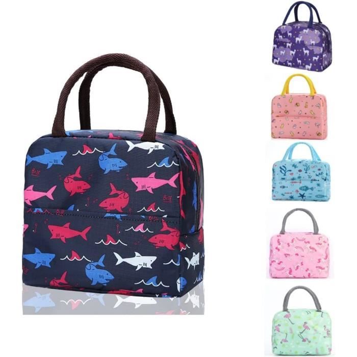 Hillylolly Sac Isotherme Licorne Enfant - Sac à Lunch 21x17x15cm - Garde Au Chaud 4h - Lavable