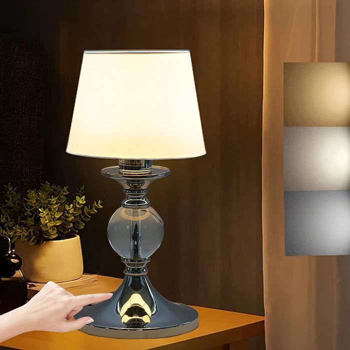 Lampe LED Rechargeable Pour Bureau Et Chevet - Variateur Tactile, Pliable à 180°, 8h Autonomie - 3 Températures De Lumière - Idéal Enfants Et Étudiants
