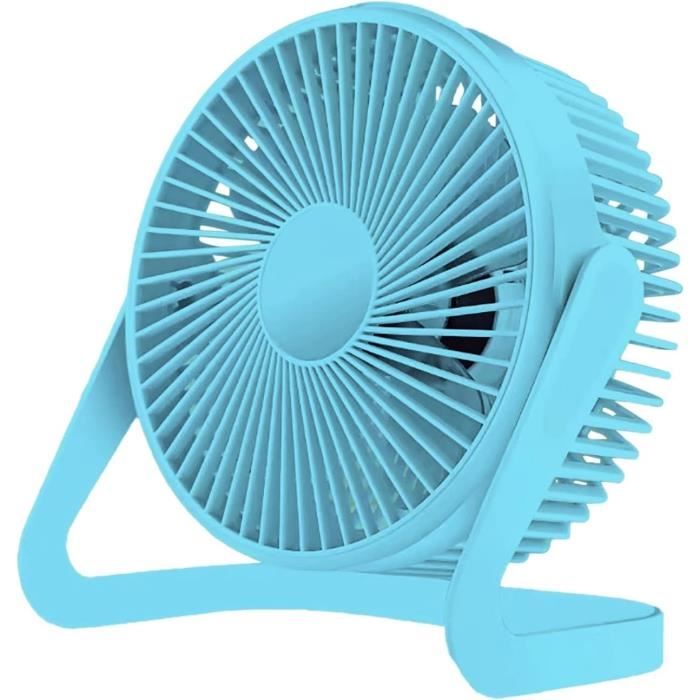 Petit Ventilateur De Bureau Portable 4kom Sans Fil Silencieux Blanc