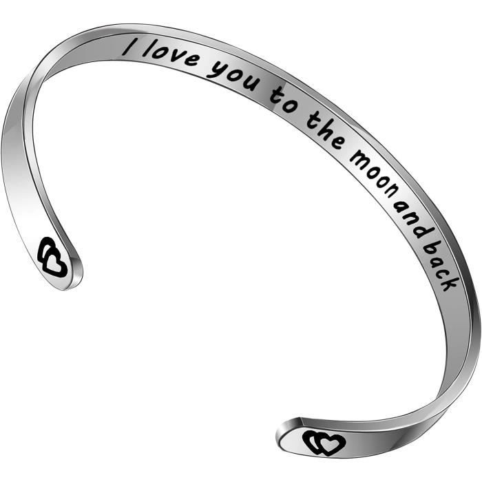Bracelet En Pierres Naturelles WEIZAIJY - Cadeau élégant Pour Femme, Maman, Amie Ou Sœur - Idéal Noël & Anniversaire