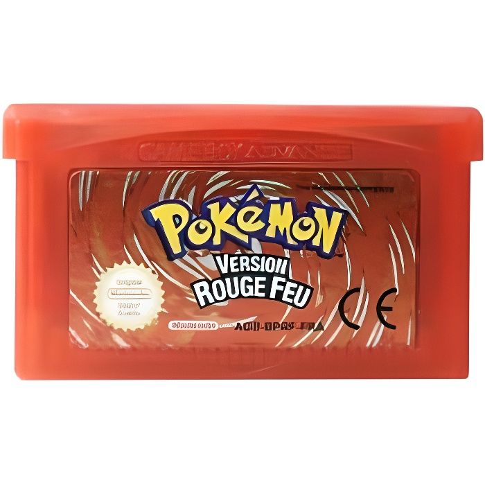 Jeu Pokémon Rouge Feu Gba Gba Sp Ds. Cdiscount Jeux vidéo