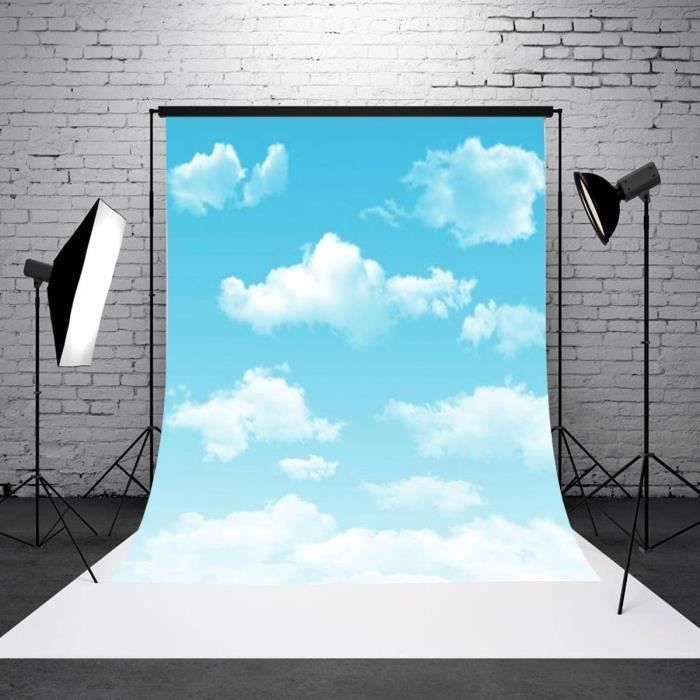 Toile Photo Backdrop Toile de Fond Backdrop Tissu 1x1.5m Ciel Nuage Photographie Studio ...
