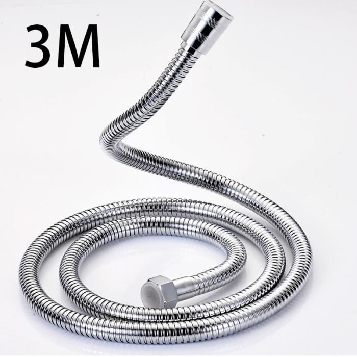 Tube D'Extension Douche Inox 20 Cm - Rallonge Col De Cygne G1/2 Pour Pommeau De Douche