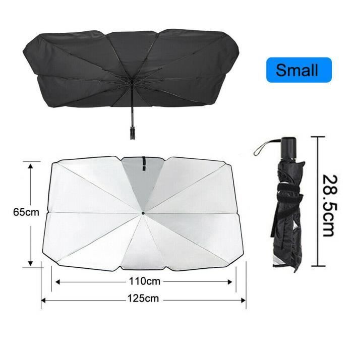 Pare-soleil Voiture Pour Peugeot 5008 Avant 2014 - Rotatif 360°, Tissu Oxford Réfléchissant, Protection UV Et Chaleur