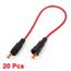 2 pcs vis fil Type 6x30mm Porte-fusible AGC en ligne pour voiture