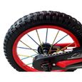 Vélo Motobike 16" pour enfant LIBERTE - Rouge - Freins avant et arriere a étrier - Pneus à air - 9.7 kg-1