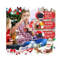 Machine à Bulles Père Noël Pour Enfants - Jouet Bulle Automatique Avec Lumière Et Son Amusant