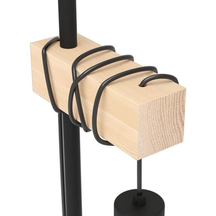 Lampe de chevet-Lampe de bureau-Lampe table basse Mysa cube vintage rétro  interrupteur mécanique - avec ampoule LED G125 Forme[433] - Cdiscount Maison