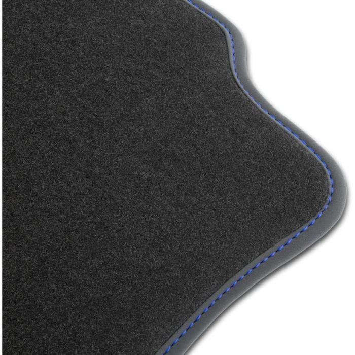 Tapis De Sol Velours Pour Nissan Juke I (2010-2019) - Rouge, épais 4.5 Mm - Fixation Stable, Confort Et Protection - 6