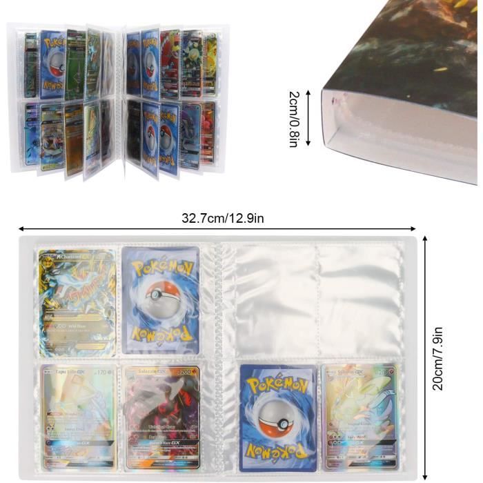 Classeur Cartes Pokémon 30 Pages - Porte-Cartes Transparent, 240 Places, Pour Collectionneurs
