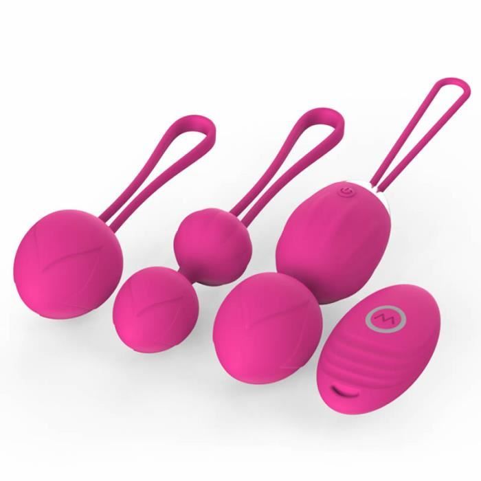 Boule De Geisha Vibrante Rose - Sextoy Unisexe - Stimulation Vaginale Et Anale - Marque Etudevis