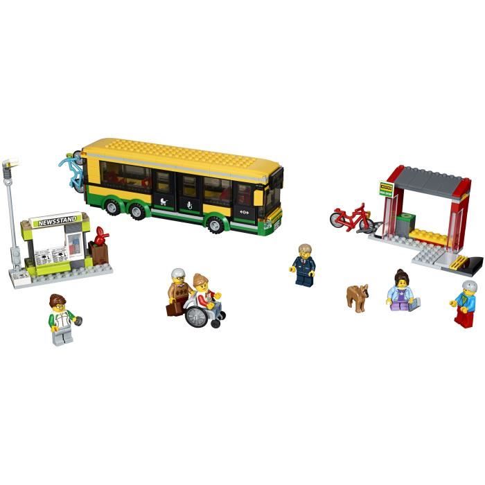 LEGO® City 60154 La Gare routière - Cdiscount Jeux - Jouets