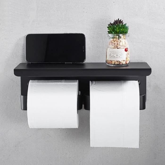 Porte Papier Toilette Mural Double Rouleau Robinet De Papier Toilette ...