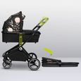 LIONELO Mika poussette bébé confort 3 en 1, poussette compacte, nacelle, siège auto, porte-bébé, moustiquaire - Lovin'-2